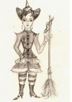 Victorian Steampunk Witch